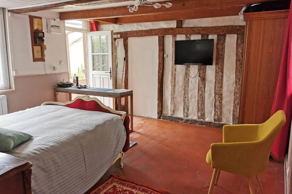 Le 3 De Coeur Avec Terrasse Apartment Онфльор Екстериор снимка